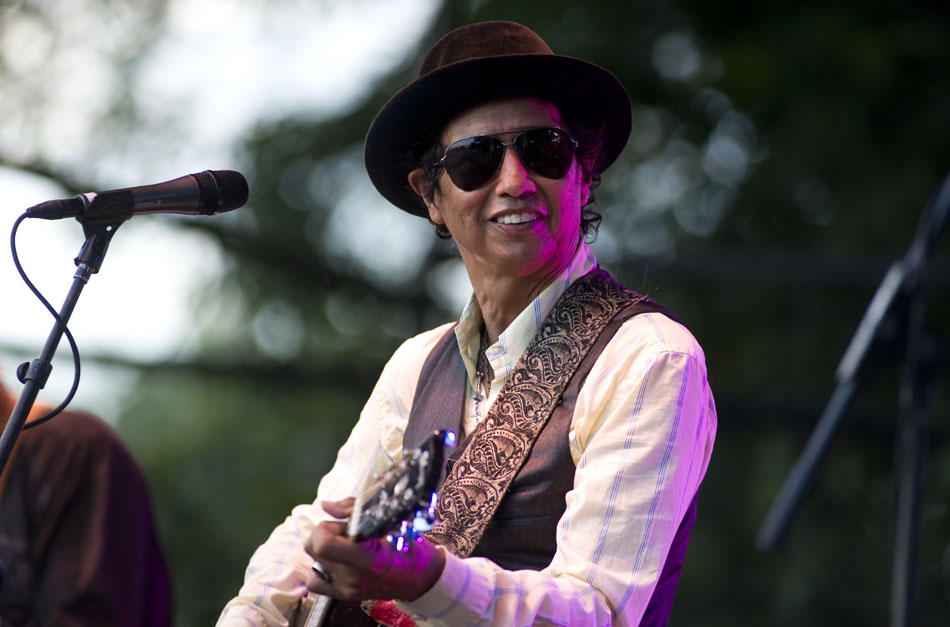 Alejandro Escovedo performs at Blues on the Green in Zilker Park on Wednesday, July 7, 2010.