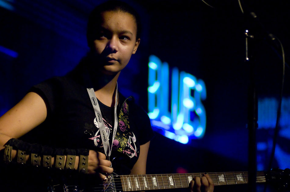 Explosions of the Minds guitarist Layla Gilliland performs during the Rock Camp USA concert at Antone's on Saturday, July 24, 2010.