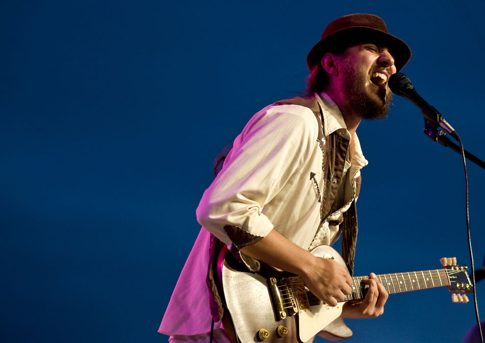 Easy Riders guitarist Mike Miller performs on Friday, Sept. 3, 2010, at the Illinois Blues Festival on the Riverfront.