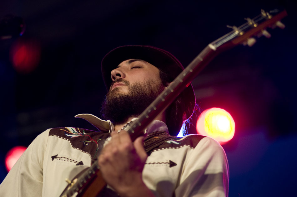 Easy Riders guitarist Mike Miller performs on Friday, Sept. 3, 2010, at the Illinois Blues Festival on the Riverfront.