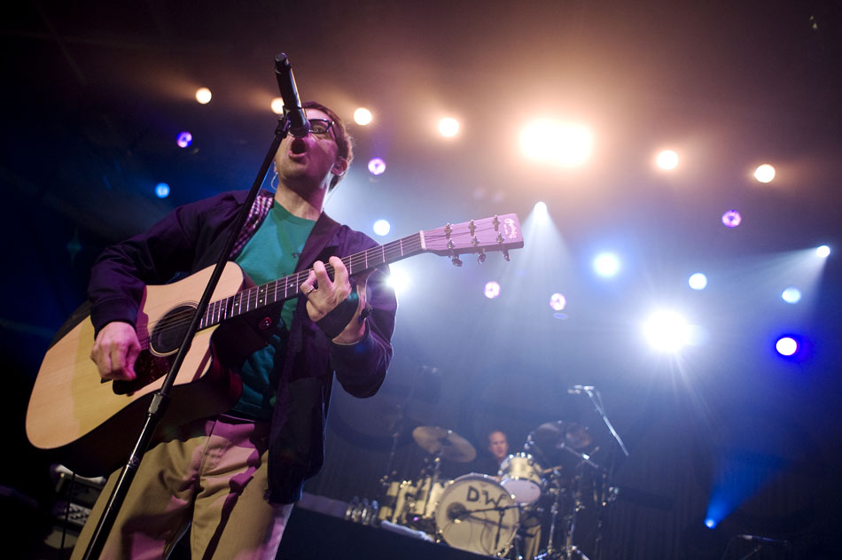 Weezer's Rivers Cuomo performs on Saturday, Sept. 25, 2010, at Bradley University.