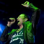 Stone Temple Pilots frontman Scott Weiland performs during a Final Four concert on Friday, April 2, 2010, at White River State Park in Indianapolis.