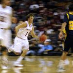 Indiana guard Jordan Hulls takes the ball up the court during a game against Franklin on Wednesday, Nov. 3, 2010, at Assembly Hall in Bloomington, Ind.