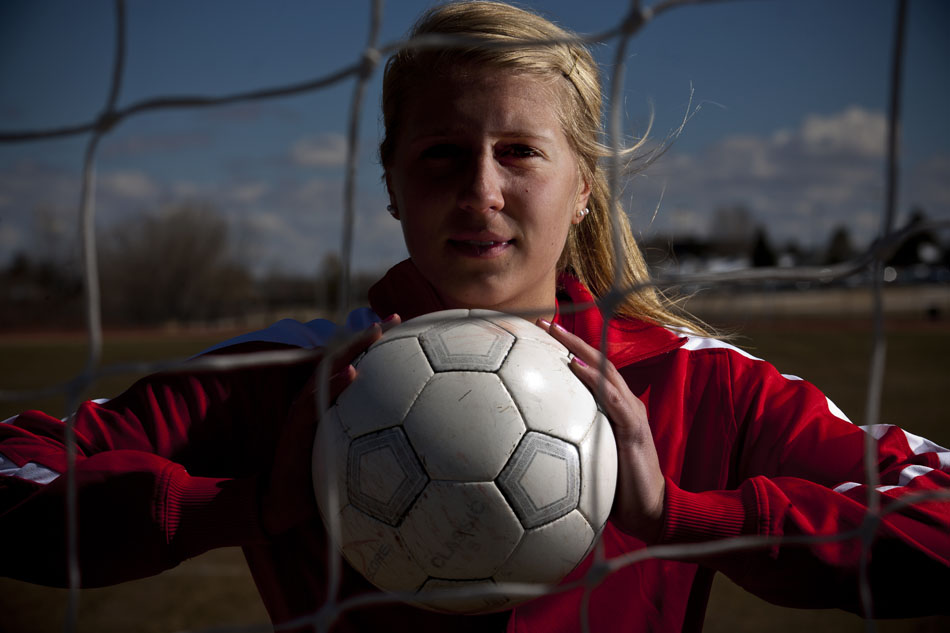 Cheyenne Central soccer player Christie Schiel