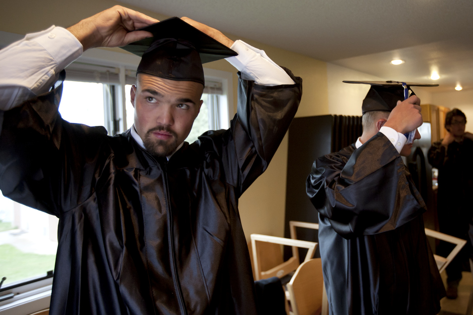 Scenes from the first commencement exercises for Wyoming Catholic College on Saturday, May 14, 2011, in Lander, Wyoming. (Photo by James Brosher)