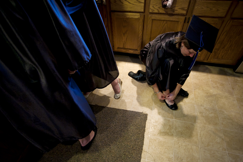 Scenes from the first commencement exercises for Wyoming Catholic College on Saturday, May 14, 2011, in Lander, Wyoming. (Photo by James Brosher)