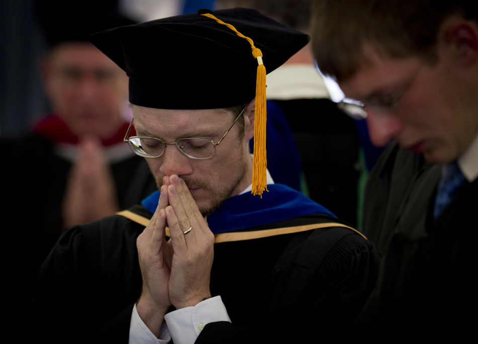 Scenes from the first commencement exercises for Wyoming Catholic College on Saturday, May 14, 2011, in Lander, Wyoming. (Photo by James Brosher)