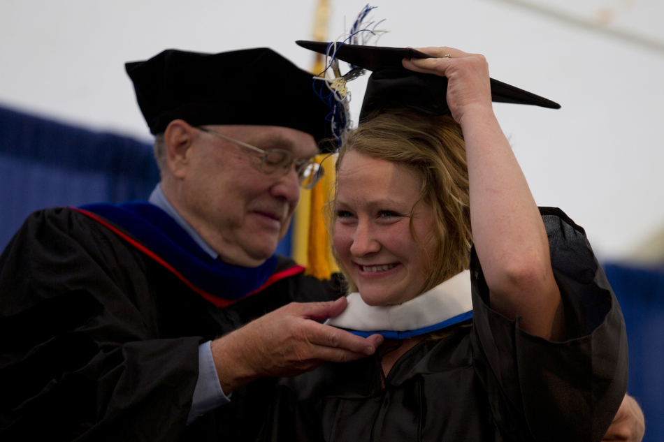 Scenes from the first commencement exercises for Wyoming Catholic College on Saturday, May 14, 2011, in Lander, Wyoming. (Photo by James Brosher)