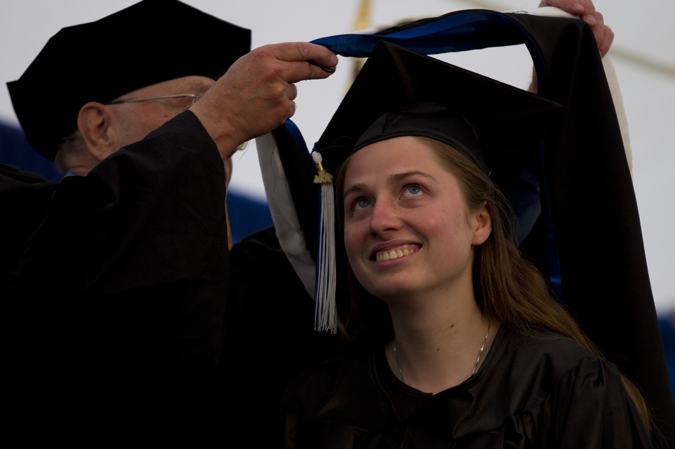 Scenes from the first commencement exercises for Wyoming Catholic College on Saturday, May 14, 2011, in Lander, Wyoming. (Photo by James Brosher)