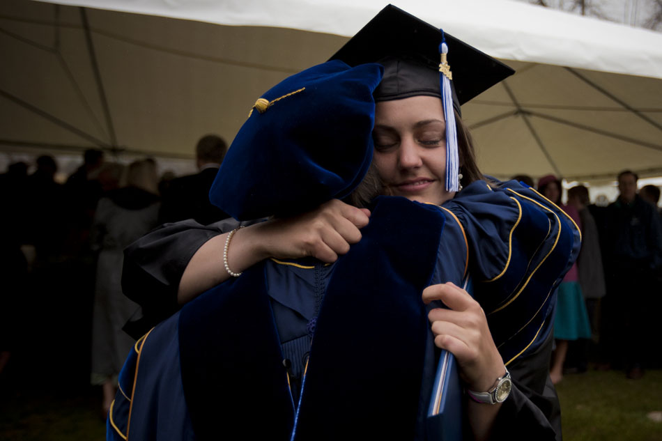 Scenes from the first commencement exercises for Wyoming Catholic College on Saturday, May 14, 2011, in Lander, Wyoming. (Photo by James Brosher)