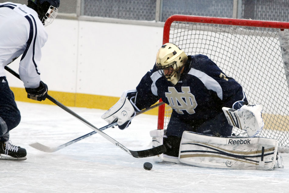 Notre Dame Practice on the Pond