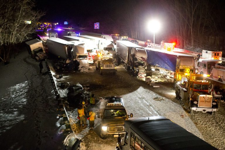 Deadly pileup on Interstate 94 near Michigan City, Indiana James Brosher Photography