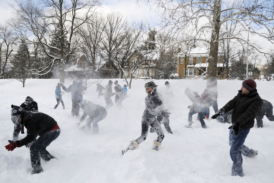 Indiana University Snow Day