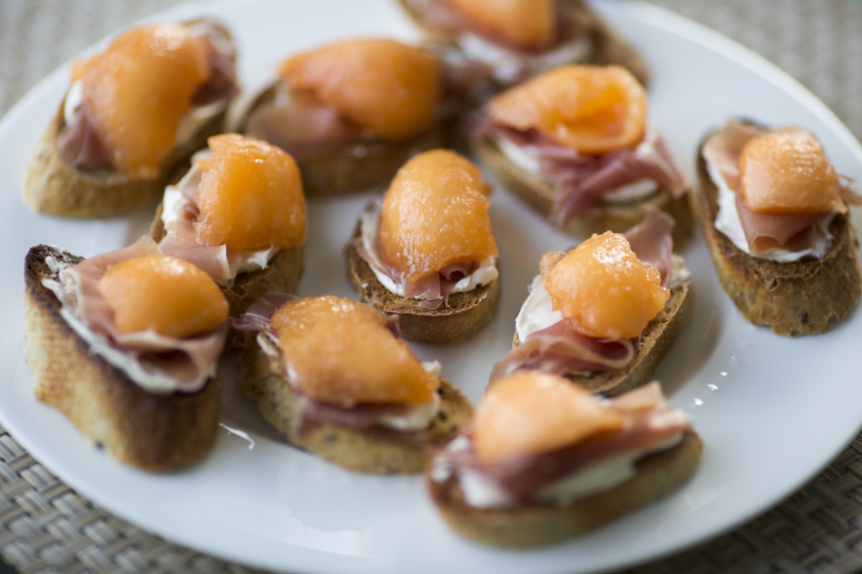 Prosciutto Baguette Appetizer