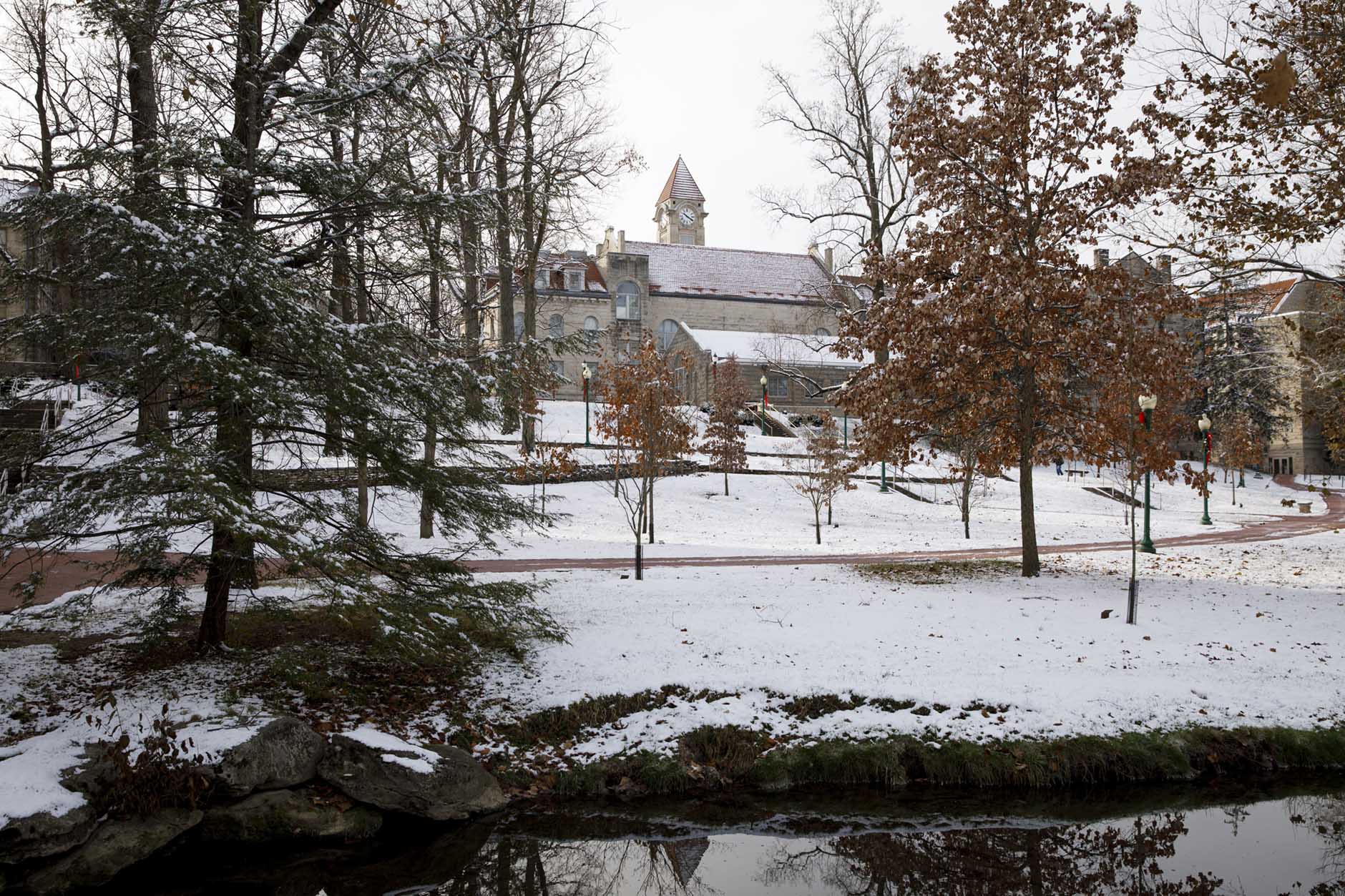Indiana University Bloomington Winter Campus Scenics