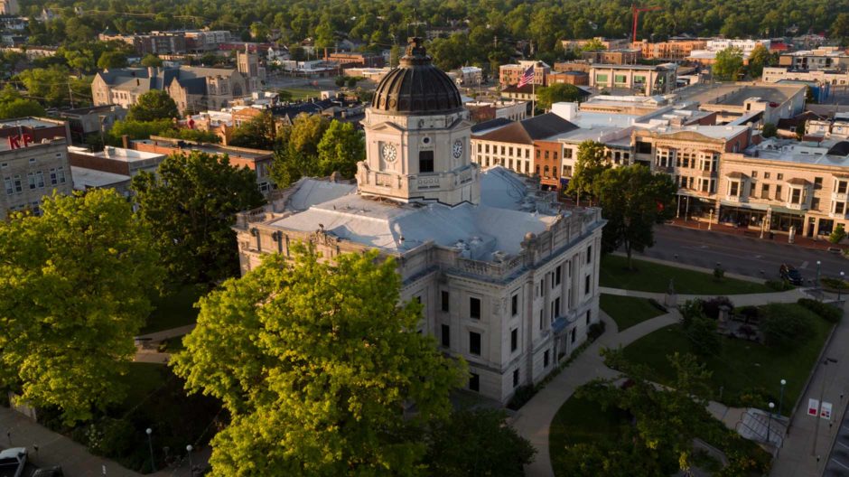 Bloomington courthouse square James Brosher Photography