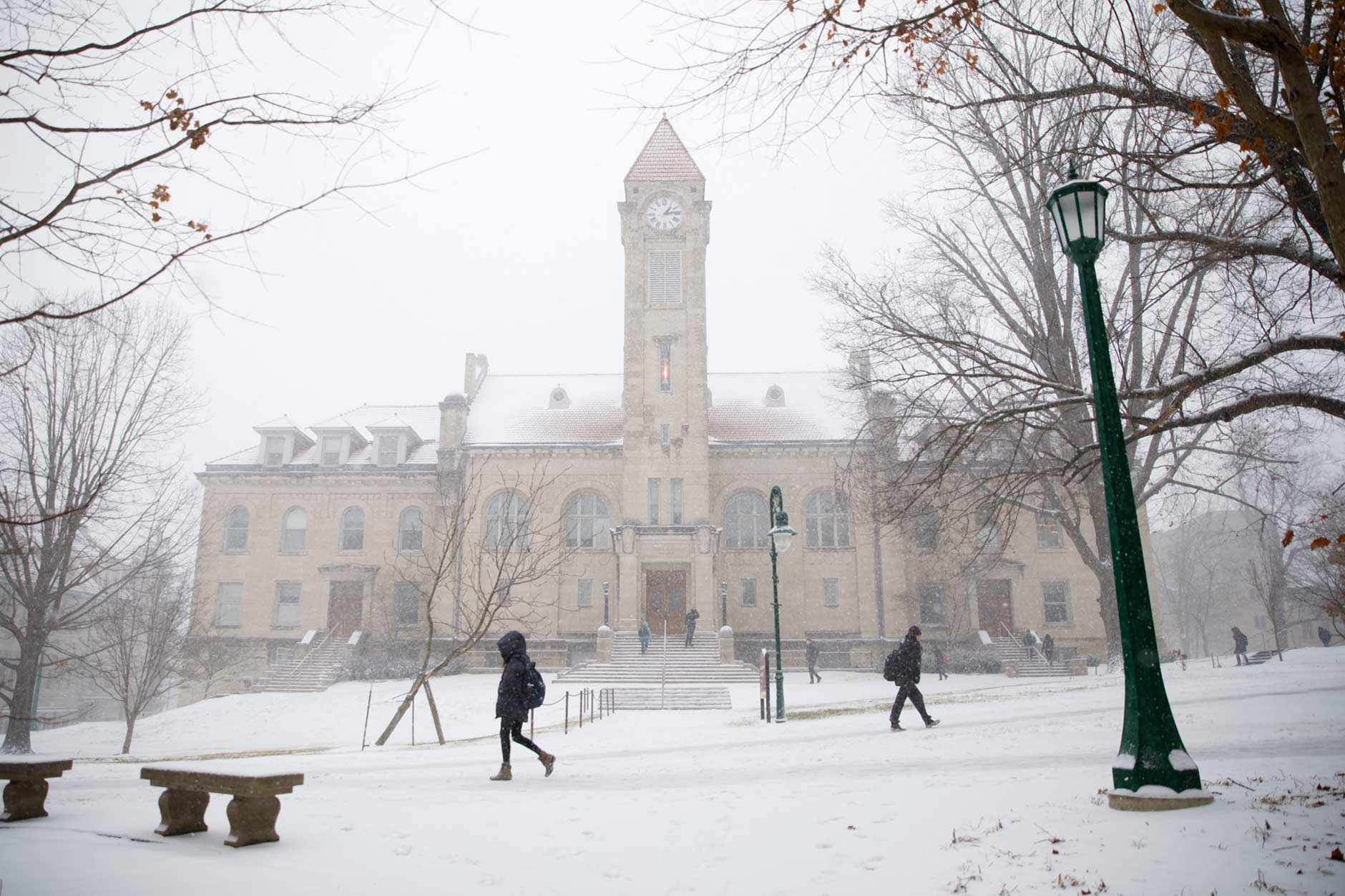 Indiana University Bloomington Winter Campus Scenics