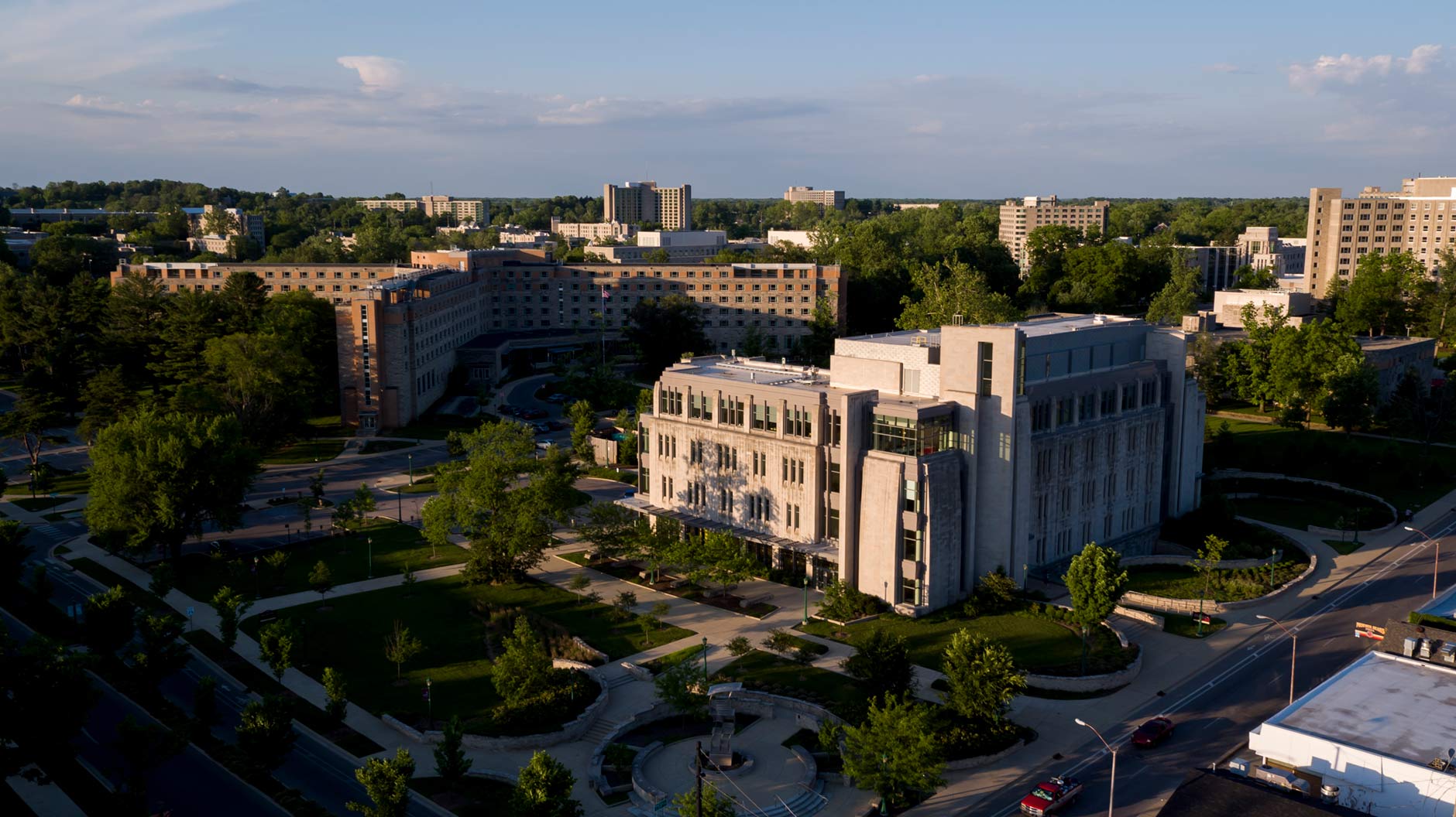Indiana University Bloomington Summer Campus Scenics