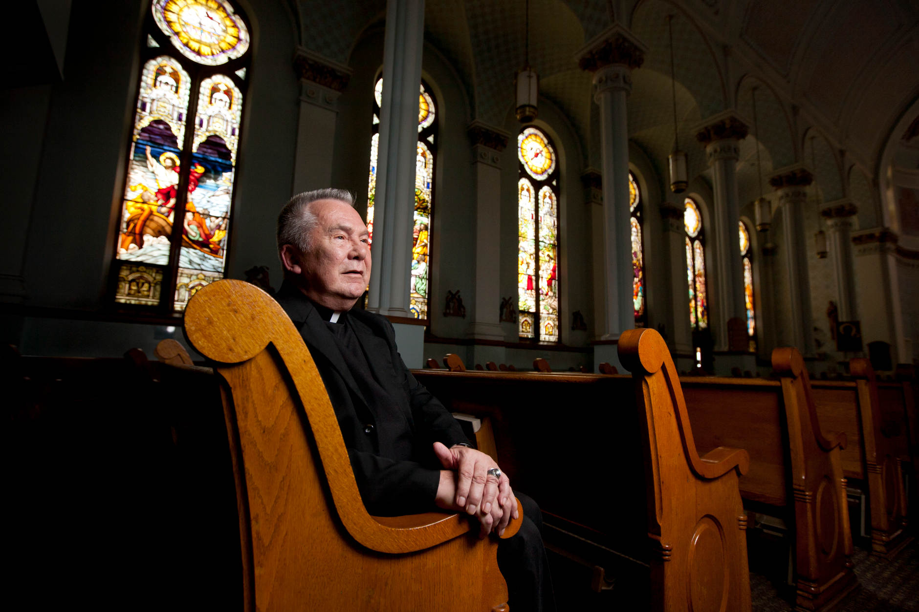 The Rev. Leonard Chrobot – South Bend, Indiana – July 11, 2013. (Photo by James Brosher)