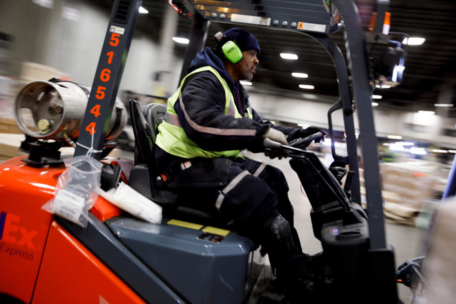 FedEx forklift driver James Wilson James Brosher Photography